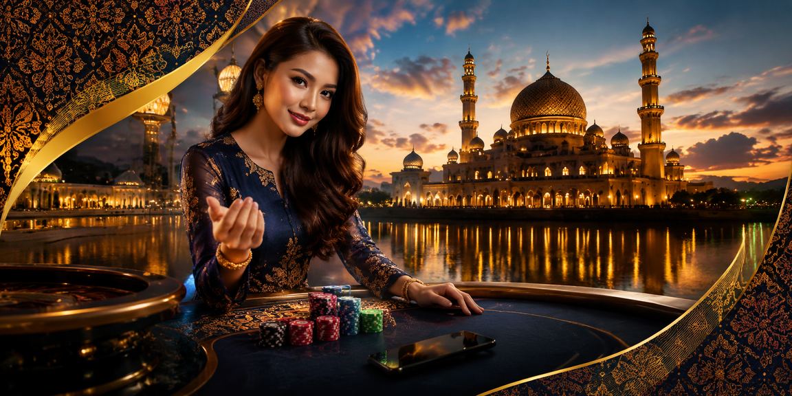 Pemain menikmati permainan slot di kasino mudah alih 5243 menggunakan telefon pintar di Putrajaya