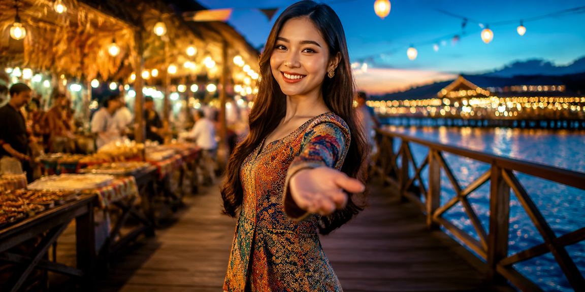 Suasana hiburan kasino di Sabah dengan rekaan batik tempatan